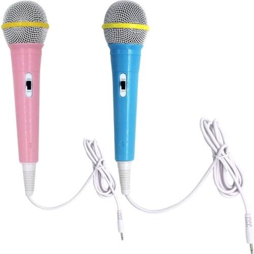 Children Wired Microphone Toy Musical Instrument Karaoke Singing Kid Funny Gift Music Toy Microphone Toy Kids Christmas Gift