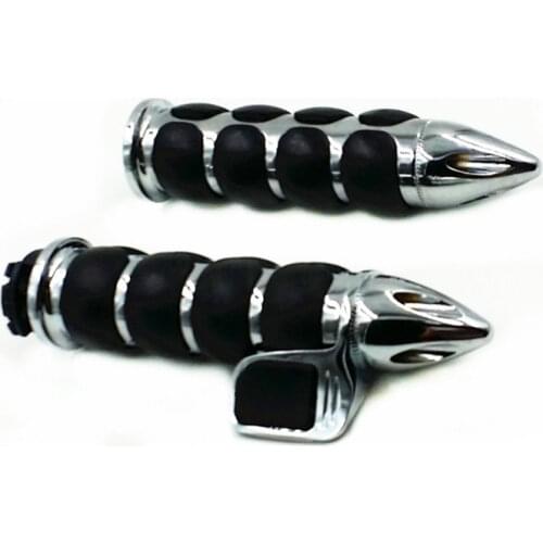For Suzuki Boulevard M50 C50 C90 Marauder Volusia Intruder Free shipping 1" 25mm Fat Spike Chrome Hand Grips W/Wide Palm Rest