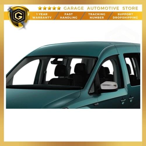 For VW Caddy Abs Stainless Steel Chrome Mirror Cover 2 Piece 2015 and Above