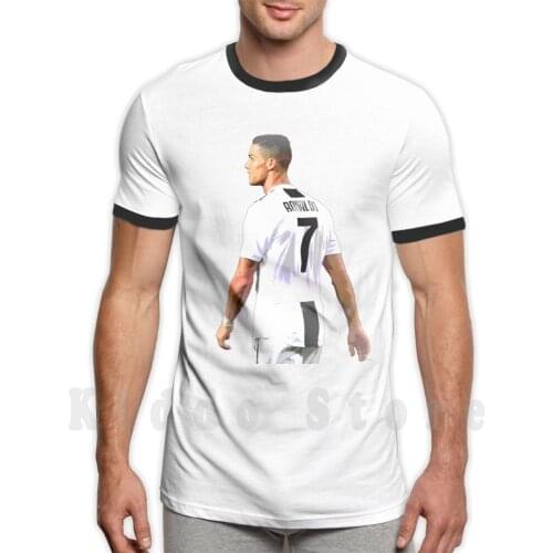 Ronnie T Shirt Print For Men Cotton New Cool Tee Football Soccer Ronaldo Italy Cristiano Old Lady Goal Score Celebrate Legend