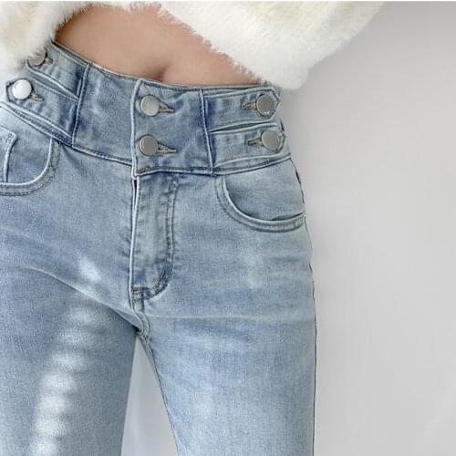 HOLYGAGA Women's Skinny Jeans