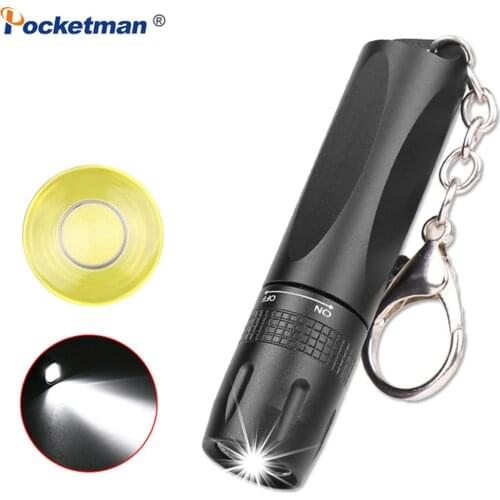 4000LM Mini Flashlight Super Bright Pocket Torch with Keychain T6 LED Flashlight Waterproof Torch Portable Flashlight