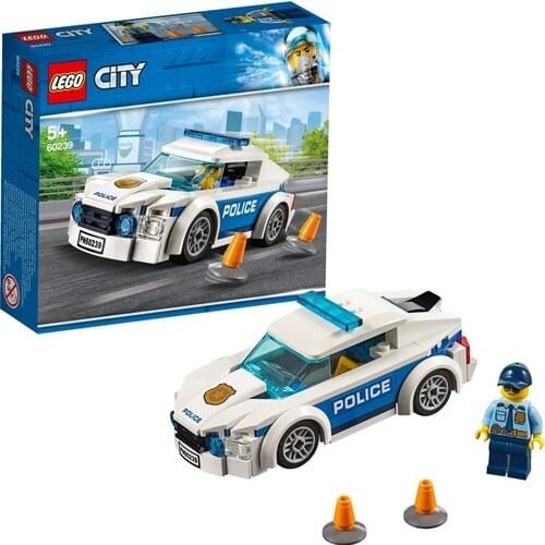 LEGO City 60239 Police Patrol car Making Set-Child Toy Car
