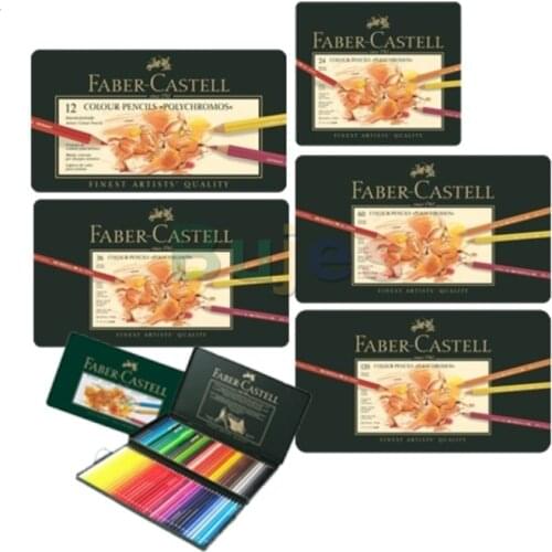 Faber-Castell Polychromos Colour Pencil,Smudge-proof and water-resistant thick oil pastel lead,Various colors are available