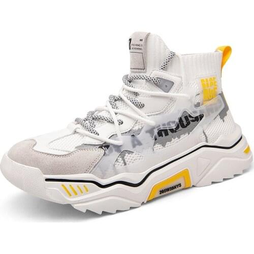 Casual Shoes Sports Shoes Mens Shoes Lace-up Running Shoes Breathable Mesh Lace-up Flat Shoes Fashion Spring and Autumn Men