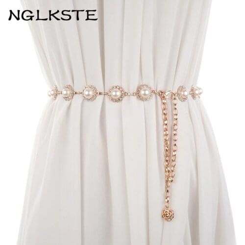 NGLKSTE Women's Chain Belts