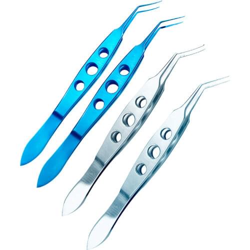 Ophthalmic microscopy Minimally Titanium alloy/stainless steel Capsulorhexis Forceps arc/Angle shape Small incision tweezer