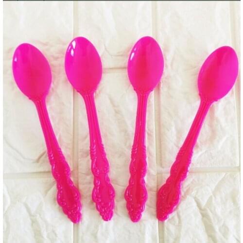 Factory Wholesales 20Cm 7.87Inch Disposable Fork Spoon Organizer Plastic Kitchen Cutlery In Plastic Customized