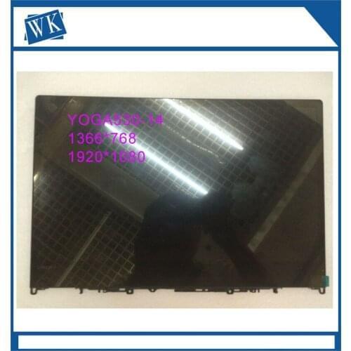 Genuine 14.0 HD FHD lcd display FOR LENOVO YOGA 530-14IKB yoga 530-14ARR 530-14 TOUCH SCREEN DIGITIZER LCD ASSEMBLY 81H9 4.5