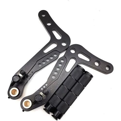 Adjustable Racing Pedals Brake Accelerator Foot Pegs Footpegs