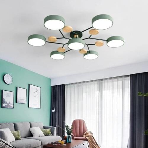 Modern Minimalist Living Room Acrylic Lamp Shade Led Ceiling Lamp For Living Room Bedroom Dining Room Nordic Decor Chandelier