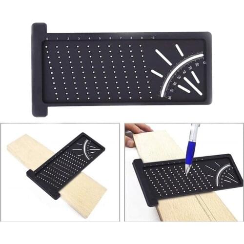 Woodworking Scribe Mark Line Gauge T-Type Cross-Out Carpenter Angle Ruler Precision Measurement Measuring Tool