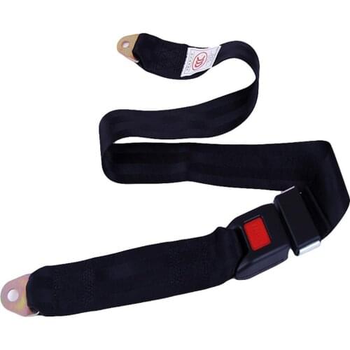 Universal High Tenacity 2 Points Bus Car Adjustable Safety Seat Belt Strap Internal Tool