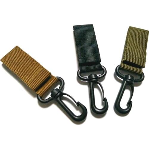 Climbing Accessory Outdoor Carabiner Strength nylon tactical backpack key hook webbing buckle hanging system Belt buckle hanging