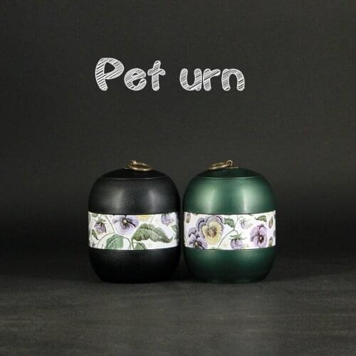 Pet Memorial Iron Urn For Dogs Cats Birds Cremation Ashes Openable Ashes Holder Small Animals Mouse Rabbits Fish Funeral Casket