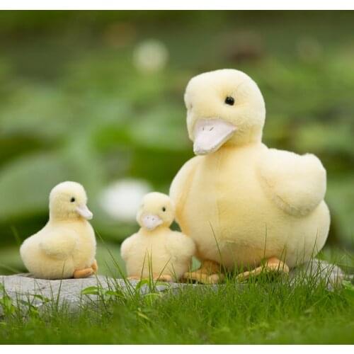 12/22/28cm Simulation yellow Duck Super Cute plush Doll toy Stuffed Small Duck Kids baby accompany soft toy birthday Xmas gift