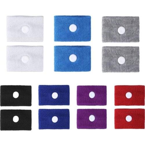 2pcs Adult Travel Morning Sickness Wrist Bands Anti Nausea Motion Sickness Car Boat Plane Wristband Wrist Support