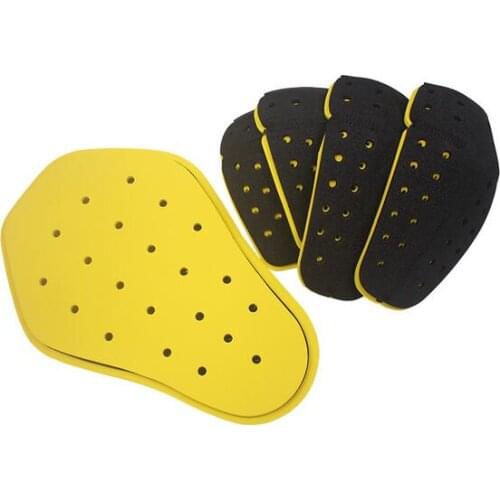Protective Gear Back Pads Shoulder Elbow Fitting Motorcycle Jackets inside back protectors 5pcs together