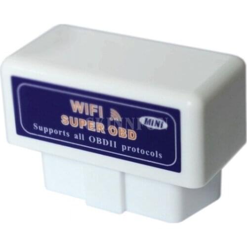 50Pcs/Lot Wifi ELM327 ElM 327 OBD 2 II Car Diagnostic Tool OBD Scanner Interface Support IOS Elm327 Wifi Mini