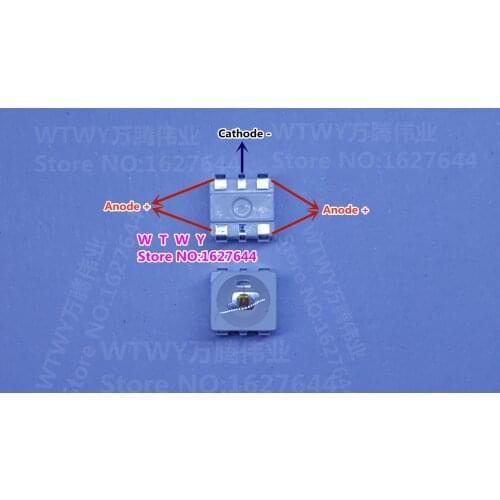 Lextar Mid Power Automotive LED 0.6W Red 3528 PLCC6 footprint compatible Automotive Application PC35R23 V0
