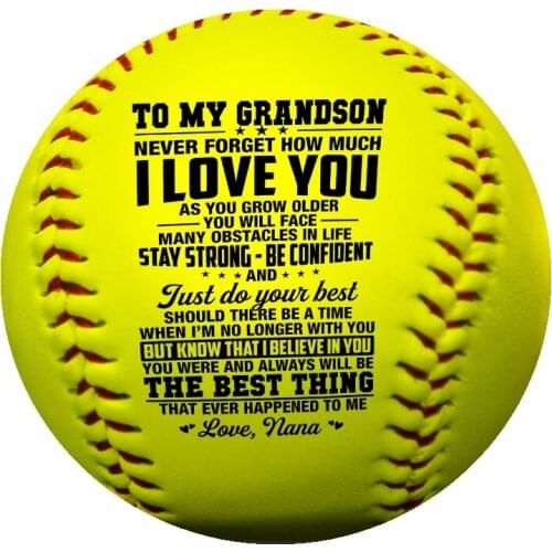 Grandma To My Grandson I Will Never Outgrow A Place In Your Heart – softball Birthday Graduation Christmas Gift