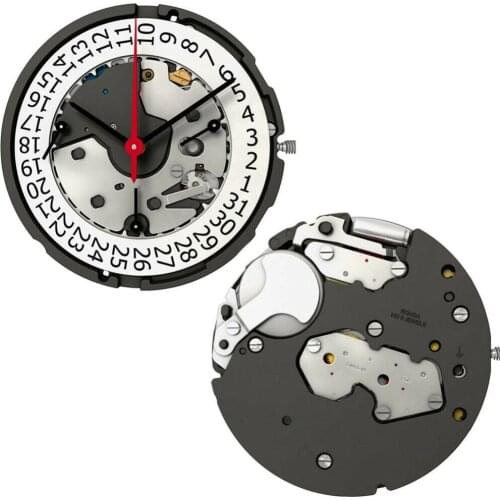 Watch Quartz Movement 6 Hands Date at 4 O'clock With Battery For Ronda Z60 Swiss Replacement Accessories