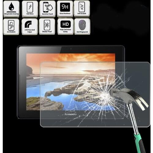 For Lenovo A10-70 A7600 - Tablet Tempered Glass Screen Protector Cover HD Quality Screen Film Protector Guard Cover