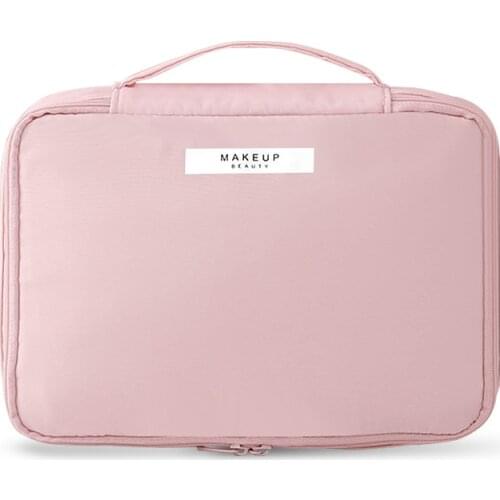 Travel Cosmetic Bag Waterproof Women Makeup Bag High Capacity Toiletries Organizer Storage Box Zipper Beauty Pouch Handbag
