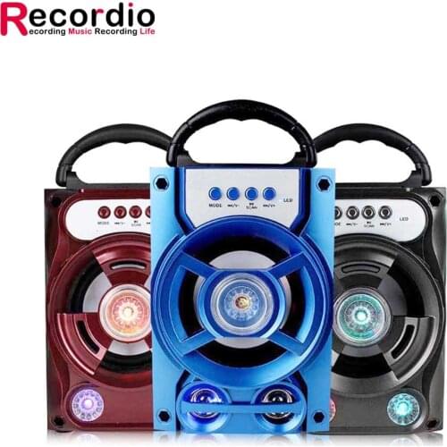 GAS-B28 Outdoor portable Blue teeth speaker U disk portable dance microphone audio mobile phone subwoofer