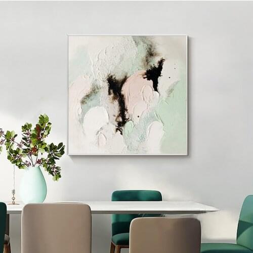 Art July hand-painted thick material sense color living room bedroom decoration painting abstract mural oil painting can be cust