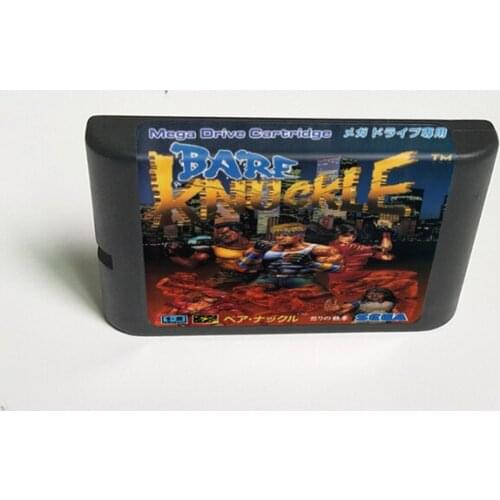 Bare Knuckle - 16 Bit MD Game Card for Sega Megadrive Genesis Video Game Console Cartridge