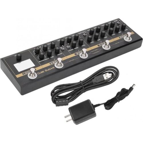 CUVAVE Effect Pedal Combined Effects Pedal with 72 IR Cabinets Simulation 9 Loops Tuner Overdive Chorus Phaser