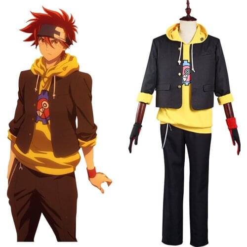 Anime SK8 the Infinity Reki Cosplay Costume Coat Pants Outfits Halloween Carnival Suit