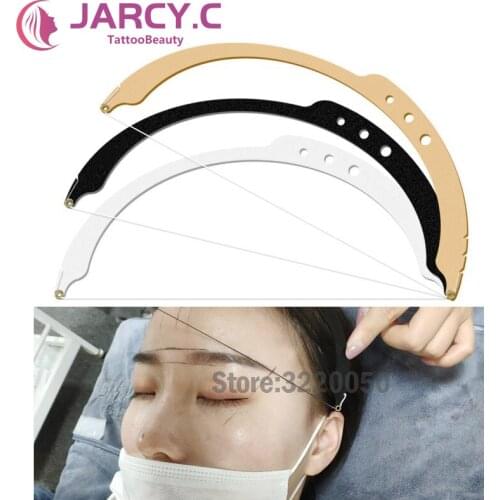 New Ruler Positioning Make Up Eyebrow Microblading Mapping Semi Permanent Bow Auxiliary Dyeing Liners Safe Arrow Line Ruler Kit