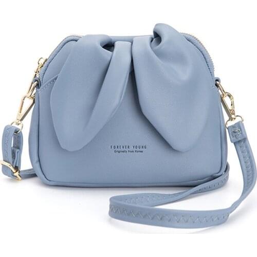 Small Crossbody Bag Rabbit Ear Bag For Girls Women Mini Bucket Bag Mobile Phone Bag Shoulder Messenger Bag Purses and Handbags