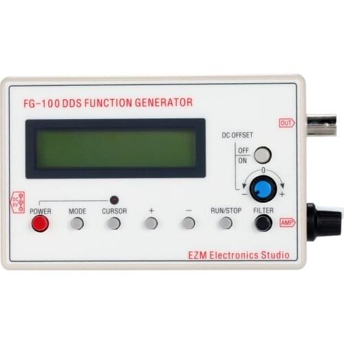 Meterk 1HZ-500KHZ DDS Functional Signal Generator Sine + Square + Triangle + Sawtooth Waveform