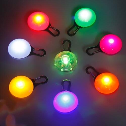 Multicolor Waterproof Illuminated Pet Puppy Led Collar Light Dog Cat Collar Safety Night Walking Lights ID Tags Pet Dog Flashing