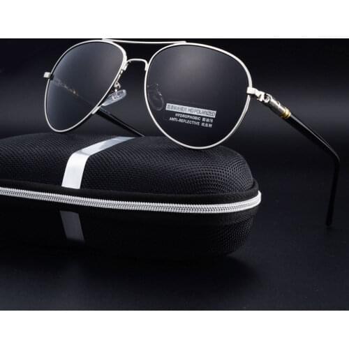 Men Vintage Aluminum Polarized Sunglasses 2021 Classic Brand Sun Glasses Coating Lens Driving Eyewear For Men Oculos UV400