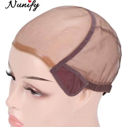 Adjustable Medium Large Extra Large Full Lace Wig Caps For Making Full Lace Wigs, Top Ventilating Weave Cap, Transparent U Part