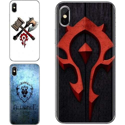 World Of Warcrafts Horde Alliance For Xiaomi Mi A1 A2 A3 5X 6X 8 9 9T 10 10T 11 Lite SE Pro Silicone Housing