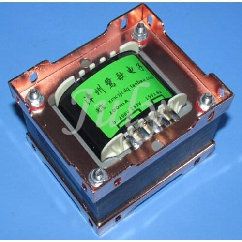 47W power transformer for electronic tube machine, EI76x35 iron core, pure copper enameled wire winding