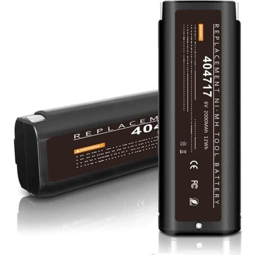 6V Replacement Paslode 4000mAh NI-MH Battery for 404717 B20544E BCPAS-404717 404400 900400 900420 900600 901000 902000 B20720