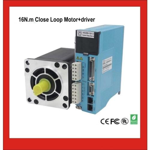 3 phase NEMA42 16NM Closed Loop Stepper Servo Motor Driver Kit for CNC Cutting Machine Engraving Machine