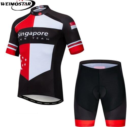 Weimostar Cycling Clothing Man Summer Cycling Wear Mountain Bike Clothing Ropa Ciclismo Country Team Bicycle Cycling Jersey Set