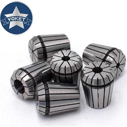 VOKET ER collet High precision ER16 collet 1 2 3 4 5 6 7 8 9 10 mm 65Mn spring steel collet for CNC milling tool holder