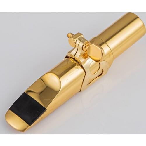 High Quality Professional Tenor Soprano Alto Saxophone Metal Mouthpiece Gold Plating Sax Mouth Pieces Accessories Size 56789