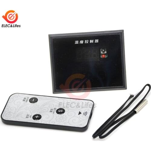 High precision Temperature Controller 12V Touch Button Digital Thermostat Heating Cooling Switch For Incubator + Remote control