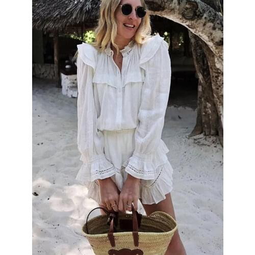 WSNG Openwork Blouses