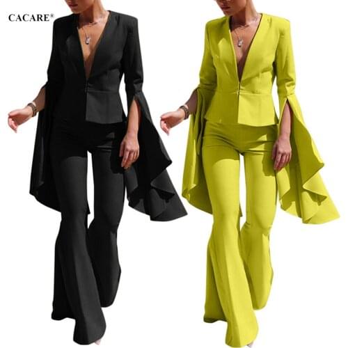 CACARE Fashion Womens Sets Two Piece CHEAPEST 2 Piece Autumn Matching Sets Pants Top F0285 2 Choices