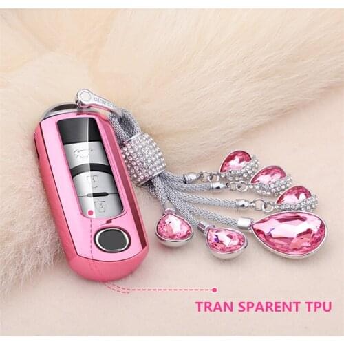 1PCS New 2018 Soft TPU Car Key Case Cover For Mazda 2 3 5 6 CX-3 CX-4 CX-5 CX-7 CX-9 Key Rings Remote Car key Case 5 Colors